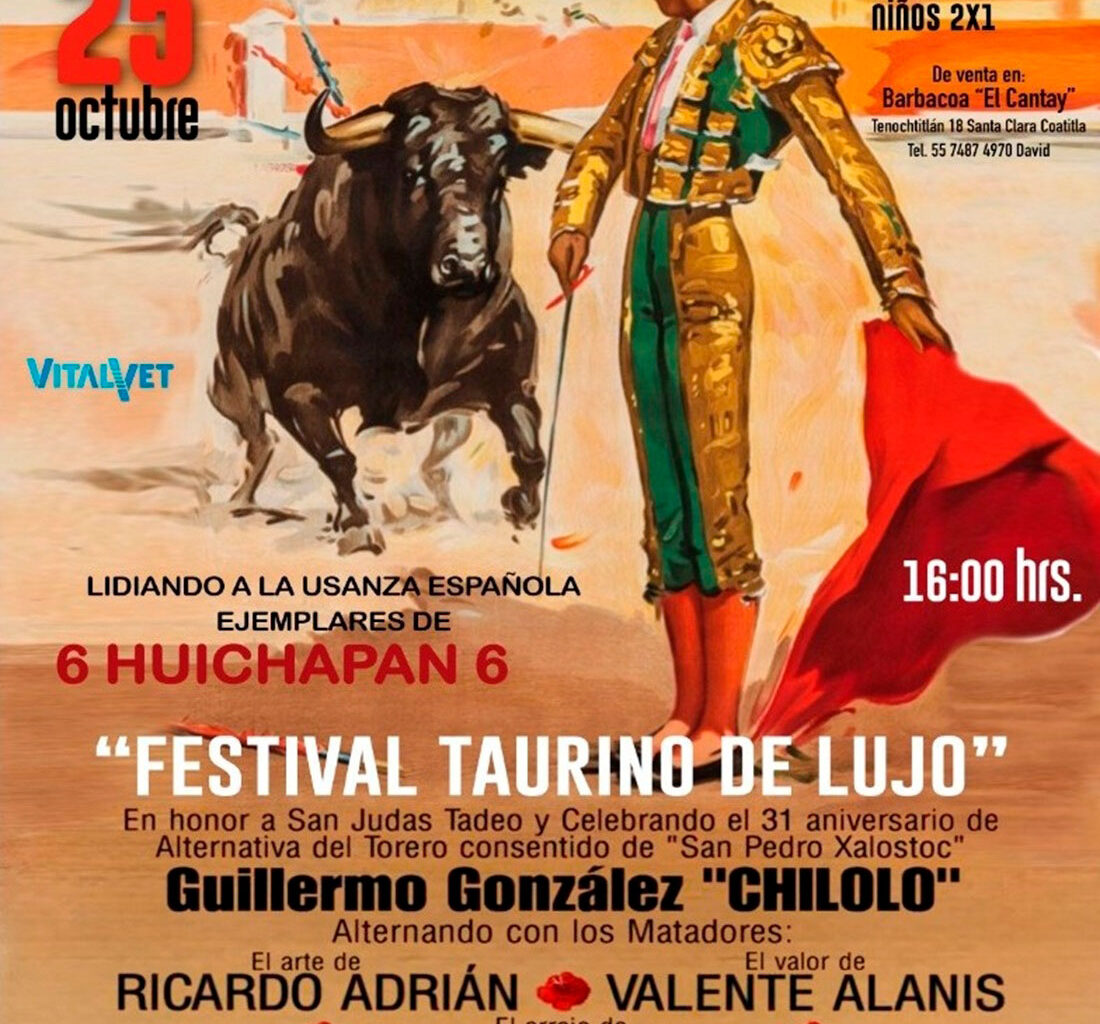 “Chilolo” festejará su XXXI Aniversario de alternativa el próximo sábado 25 de octubre – suertematador.com