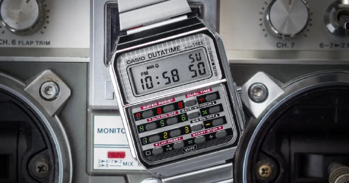 Casio celebra los 40 años de Volver al Futuro con esta joya