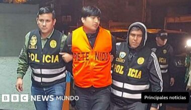 Cómo fue la captura en Perú de "Pequeño J", el joven sospechoso de ordenar el brutal asesinato de tres mujeres en Argentina