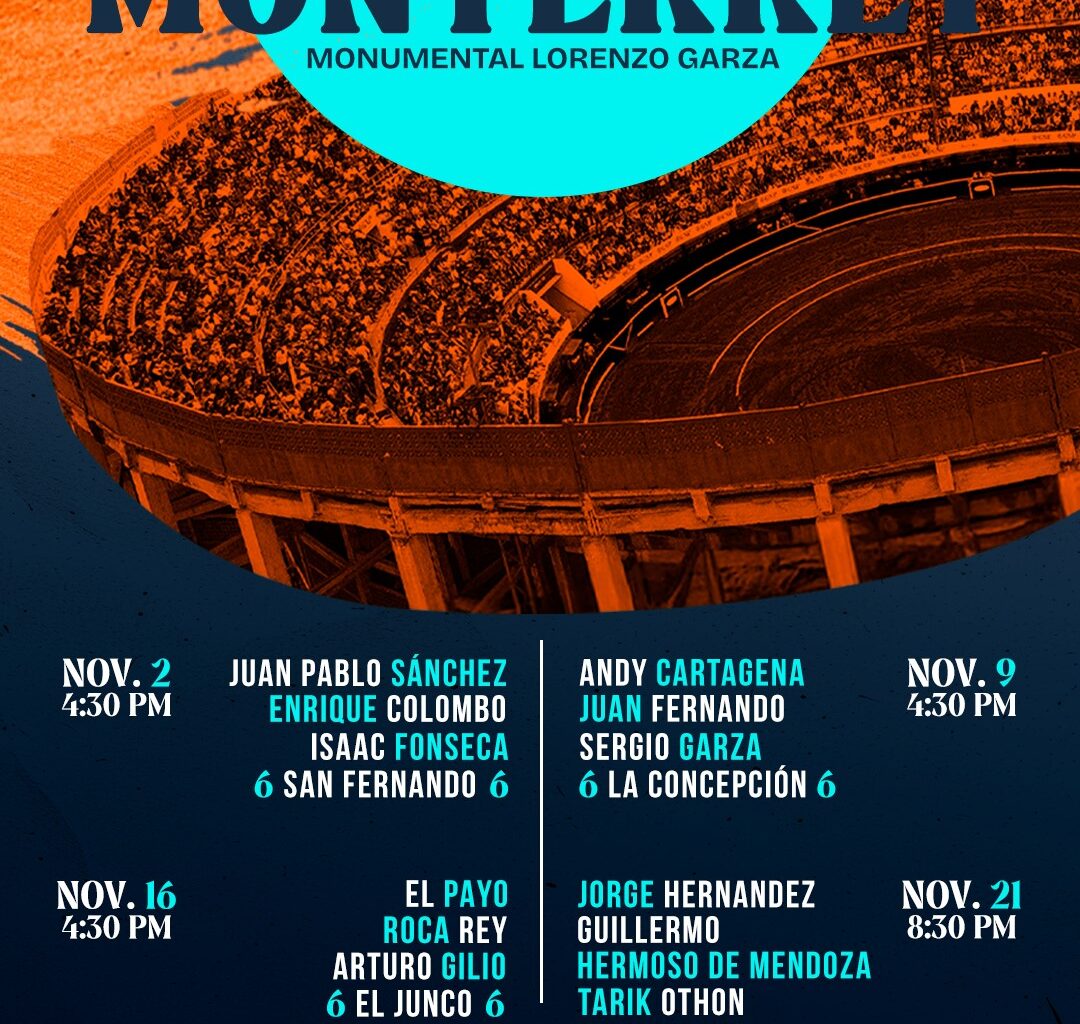 Presentan los carteles de talla internacional del cierre de temporada en Monterrey – suertematador.com