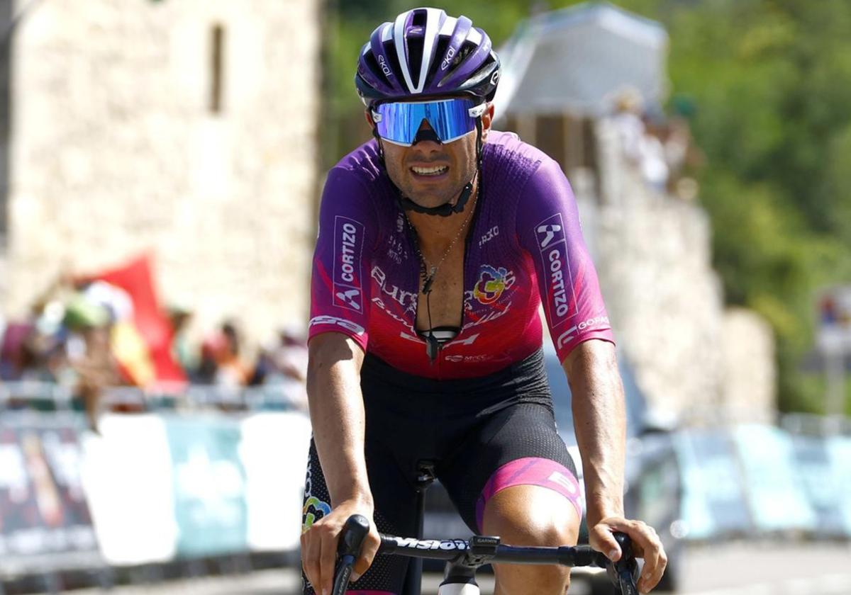 Mario Aparicio, ciclista del Burgos BH.