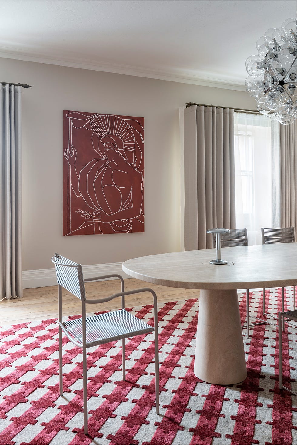embajada italiana en londres con muebles italianos contemporaneos