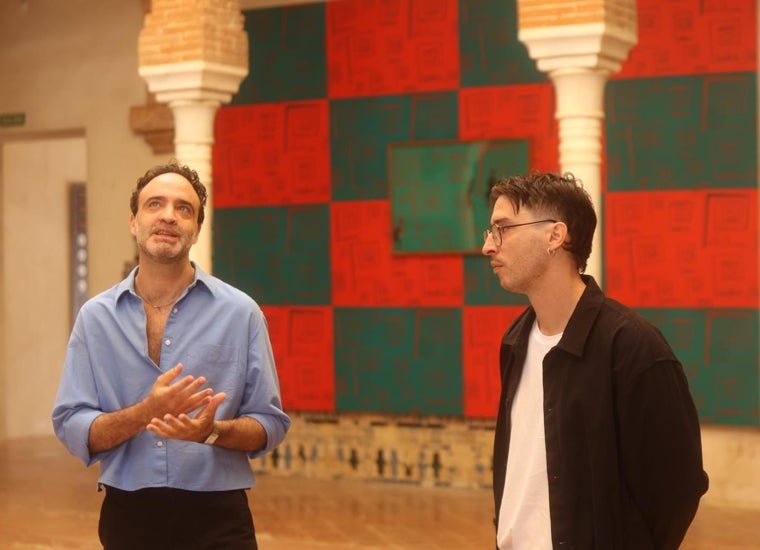 Los comisarios de la exposición, Rafa Barber Cortell y Enrique Fuenteblanca