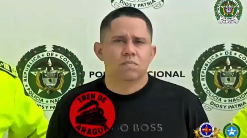 Detienen en Colombia a José "Caracas" Márquez, el presunto "principal articulador logístico y financiero" del Tren de Aragua