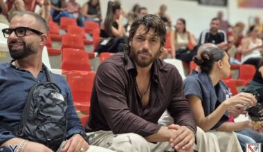 Can Yaman, en una luchada en Tenerife.