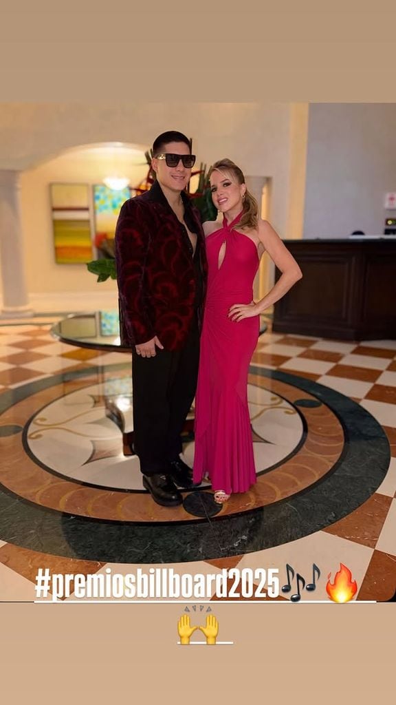 Chyno Miranda compartió esta foto antes de acudir a los Premios Billboard de la Música Latina.