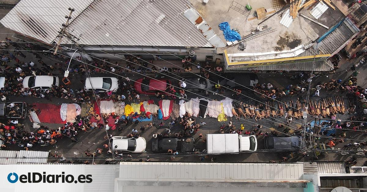 conmoción en Río de Janeiro por la brutal redada con más de 130 muertos
