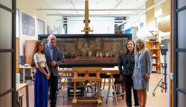 El Museo de Bellas Artes incorpora a su colección la obra 'Inauguración de la Exposición Iberoamericana de 1929'