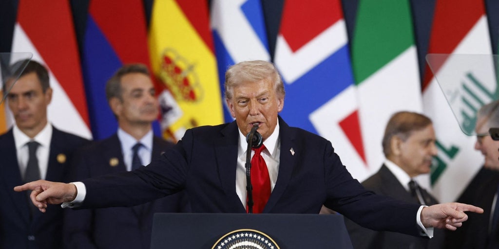 Trump proclama que «por fin tenemos paz en Oriente Próximo», pese a la incertidumbre sobre el futuro de Palestina