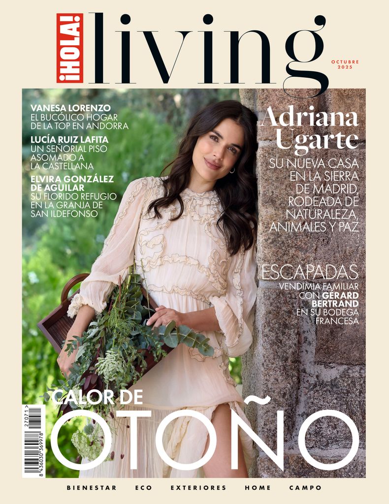 Adriana Ugarte en la nueva portada de Living
