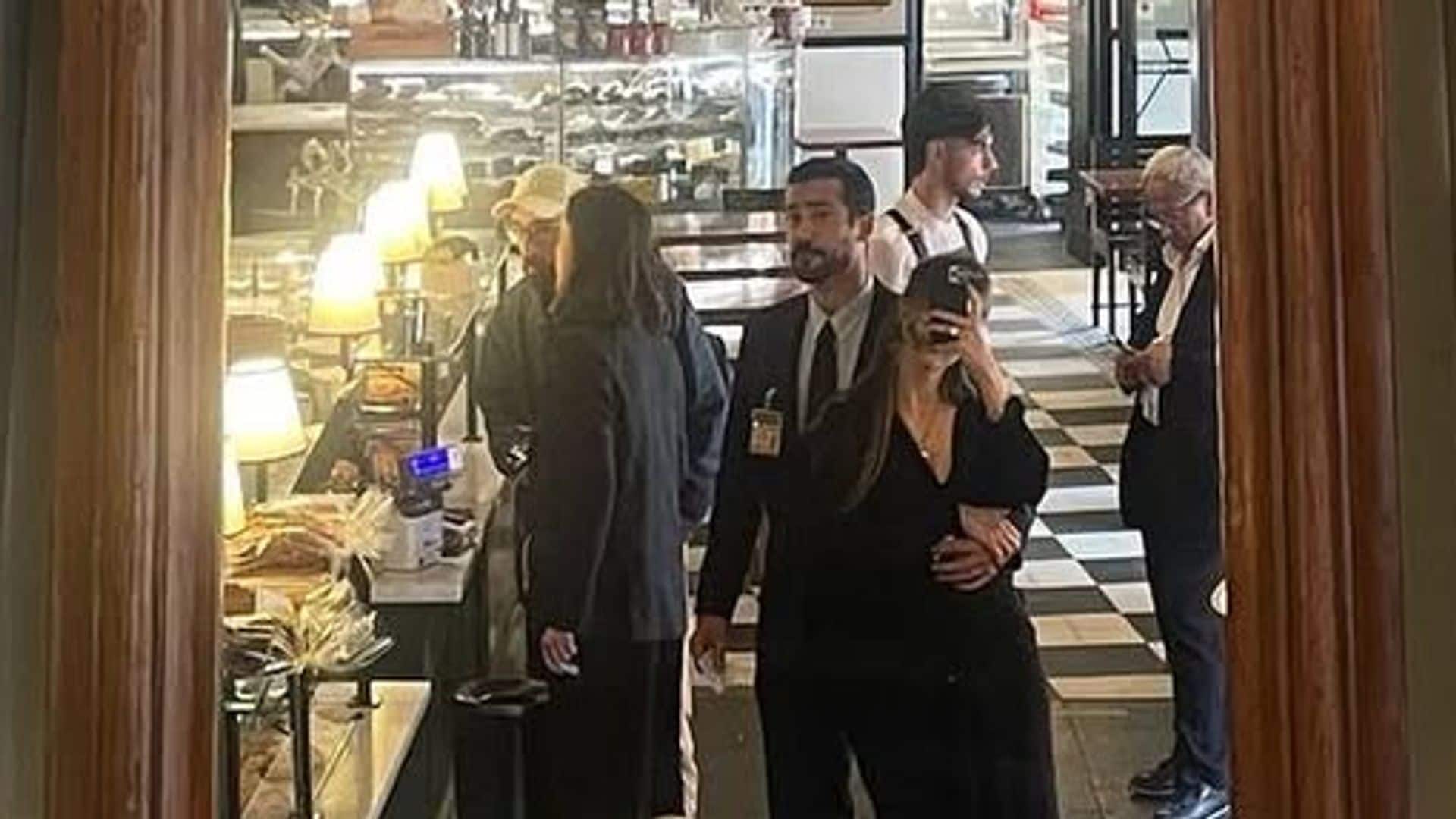 Álvaro Berro, hijo de David Cantero, con su novia