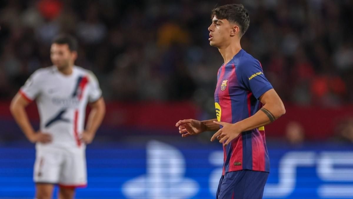 Marc Bernal jugó 11 minutos contra el PSG