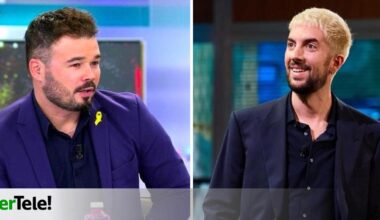 Gabriel Rufián responde a la invitación de David Broncano para acudir a 'La Revuelta' junto a "Rosalía y exs de OT"