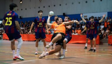 Dani Bernárdez en el último partido del Trasmapi