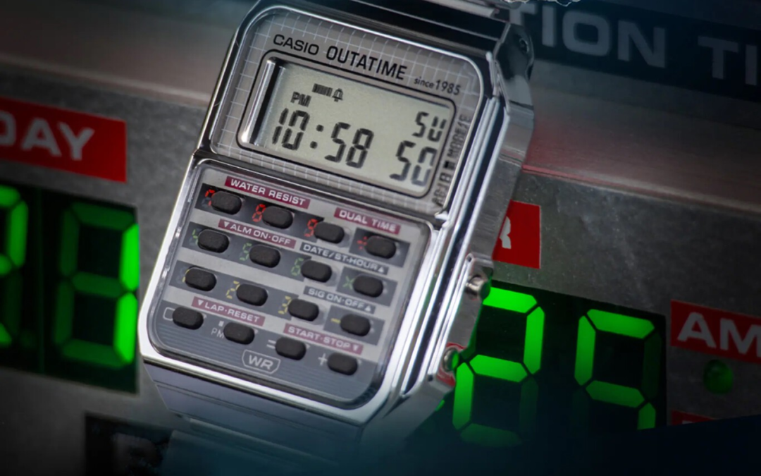 El reloj Casio de 'Regreso al Futuro' ha vuelto con un diseño retro