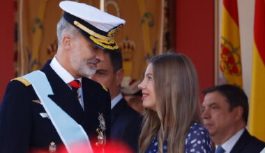 así fue su última vez en este acto