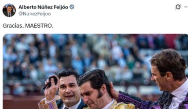 La respuesta de una profesora al 'gracias, maestro' de Feijóo a Morante de la Puebla