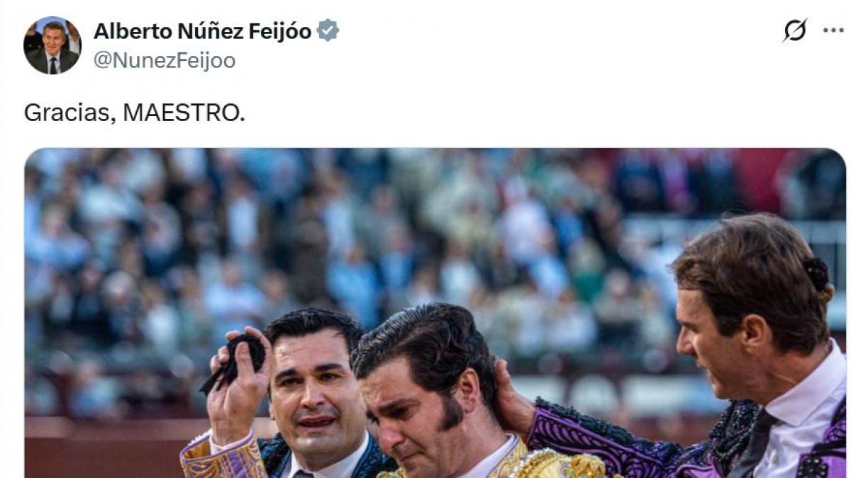 La respuesta de una profesora al 'gracias, maestro' de Feijóo a Morante de la Puebla