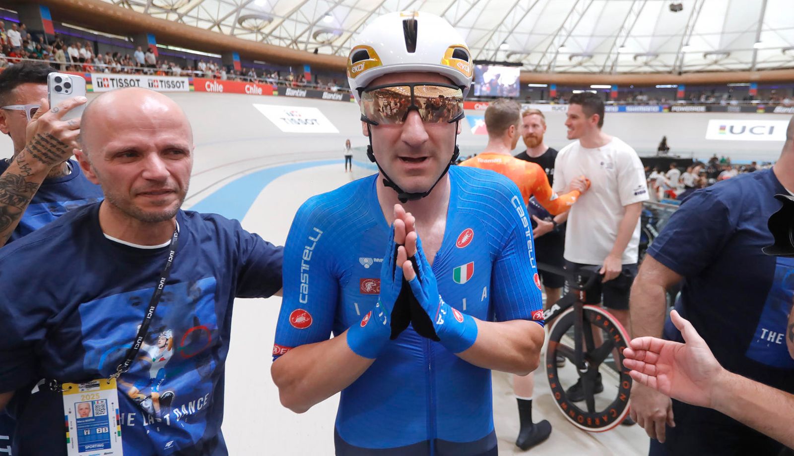 Elia Viviani, campeón del Mundo de Eliminación Elia Viviani, campeón del Mundo de Eliminación