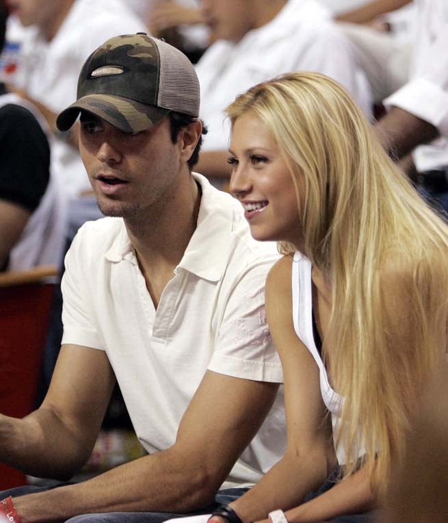 Enrique Iglesias y Anna Kournikova. (Foto: Gtres)