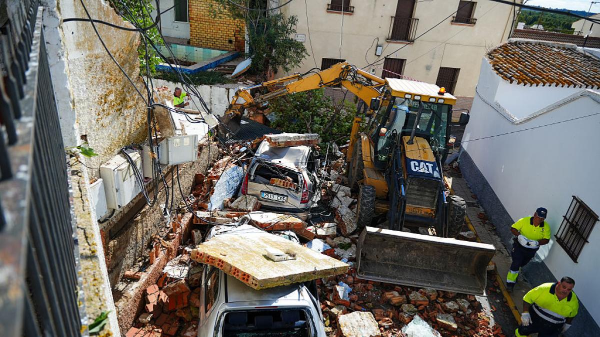 las imágenes de la lluvia en Huelva