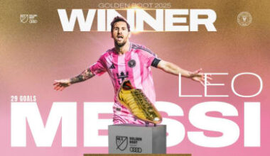 Lionel Messi gana el Botín de Oro de la MLS 2025 presentado por Audi