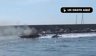 Ocho heridos tras la explosión de un barco en el puerto deportivo de Fuengirola (Málaga)
