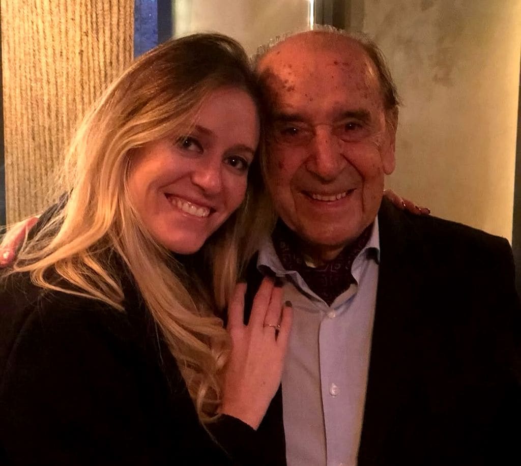 Andrea Prat, con su tío Enrique