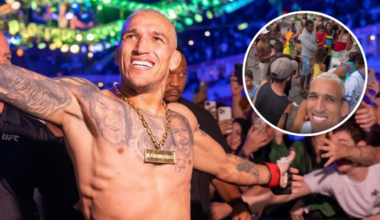 UFC: Charles Oliveira conmueve en Brasil; usa MILLONARIO bono para regalar comida y juguetes
