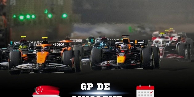 F1: Horario y dónde ver EN VIVO el Gran Premio de Singapur 2025