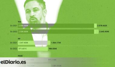 El Tribunal de Cuentas retrata a Vox como el único partido que traspasa millones a su fundación