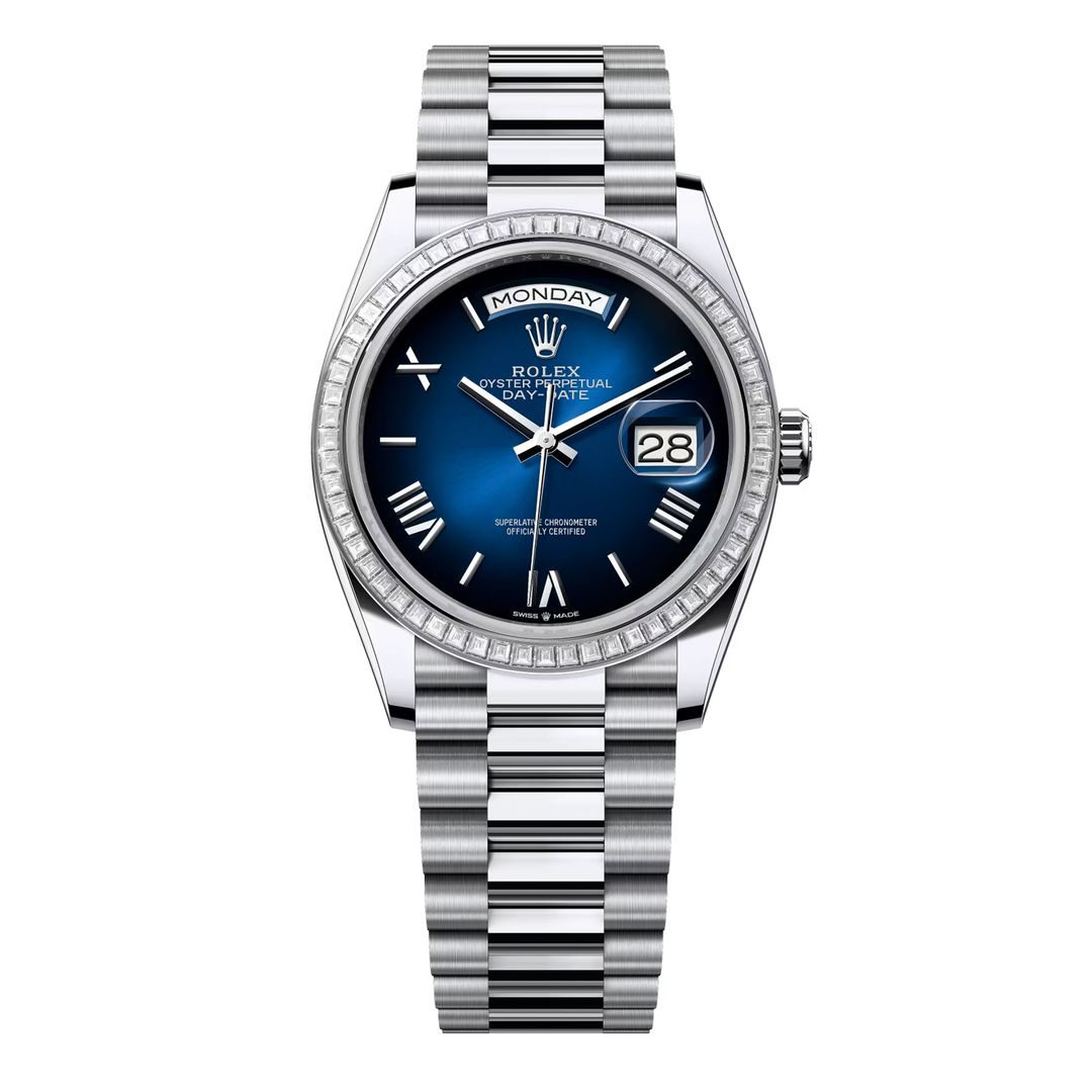 Reloj Day-Date 36, de Rolex (92.700 €)
