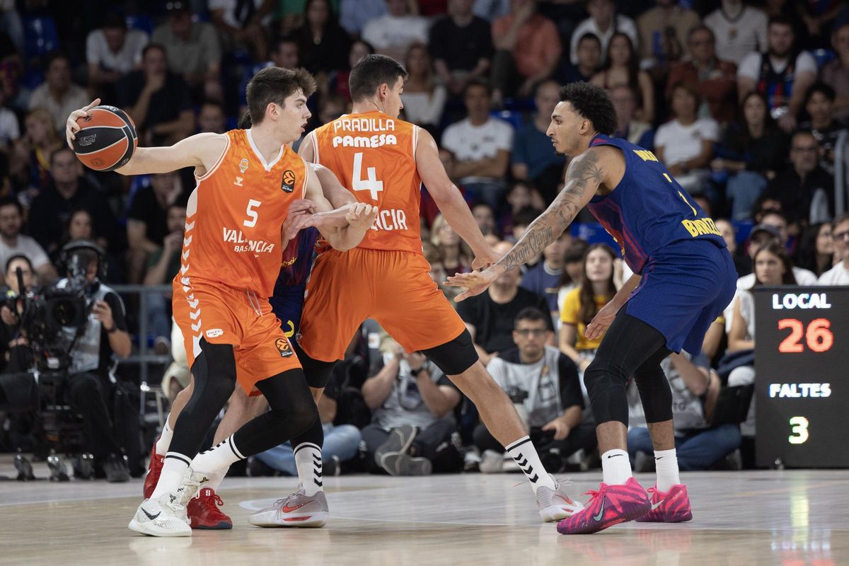 De Larrea en el último partido ante el Barça