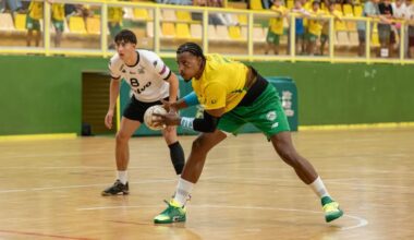 Un lance del partido