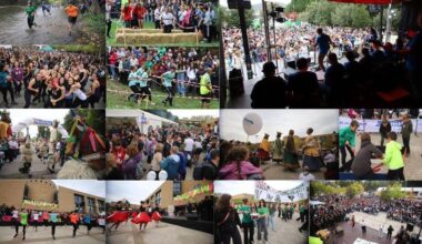 Multitudinario Nafarroa Oinez en defensa del euskera y con un canto a la paz