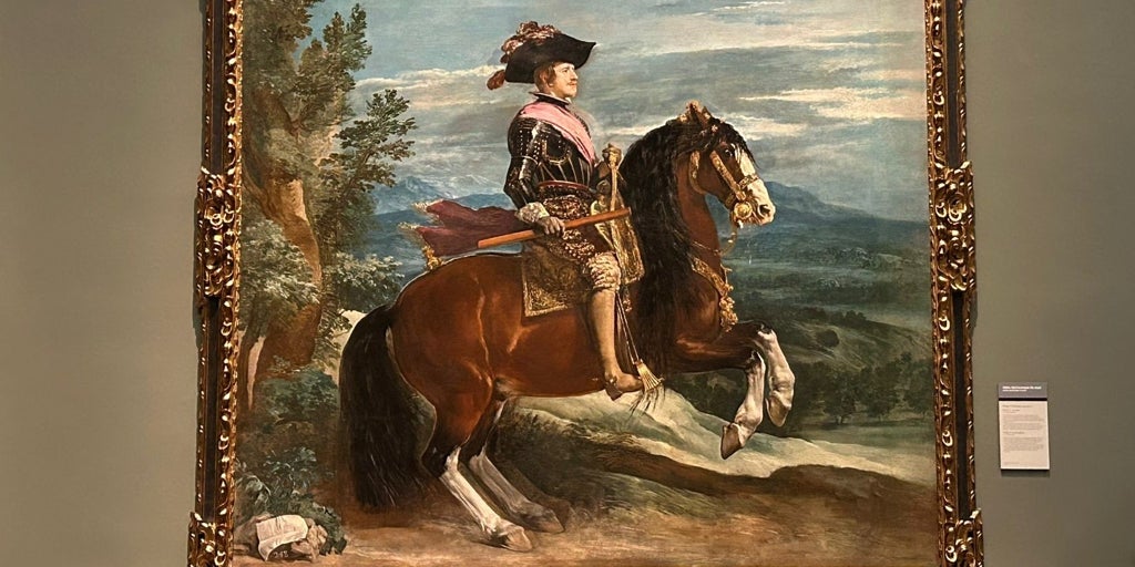 Los retratos ecuestres de la Familia Real de Velázquez, en perfecto estado de revista para incorporarse al Salón de Reinos