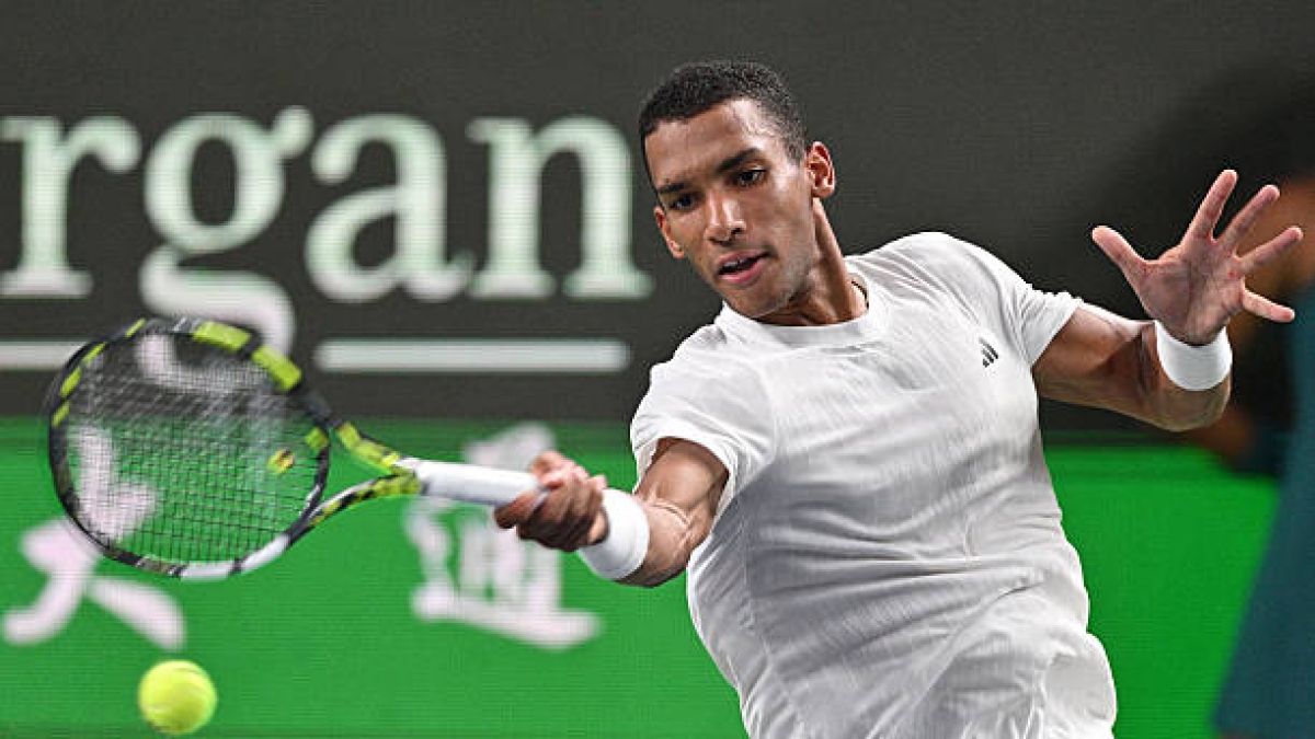Félix Auger-Aliassime, en Shanghái 2025. Foto: gettyimages