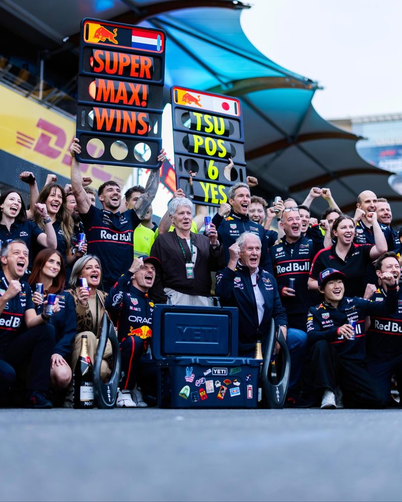 Festejo de Red Bull en Azerbaiyán