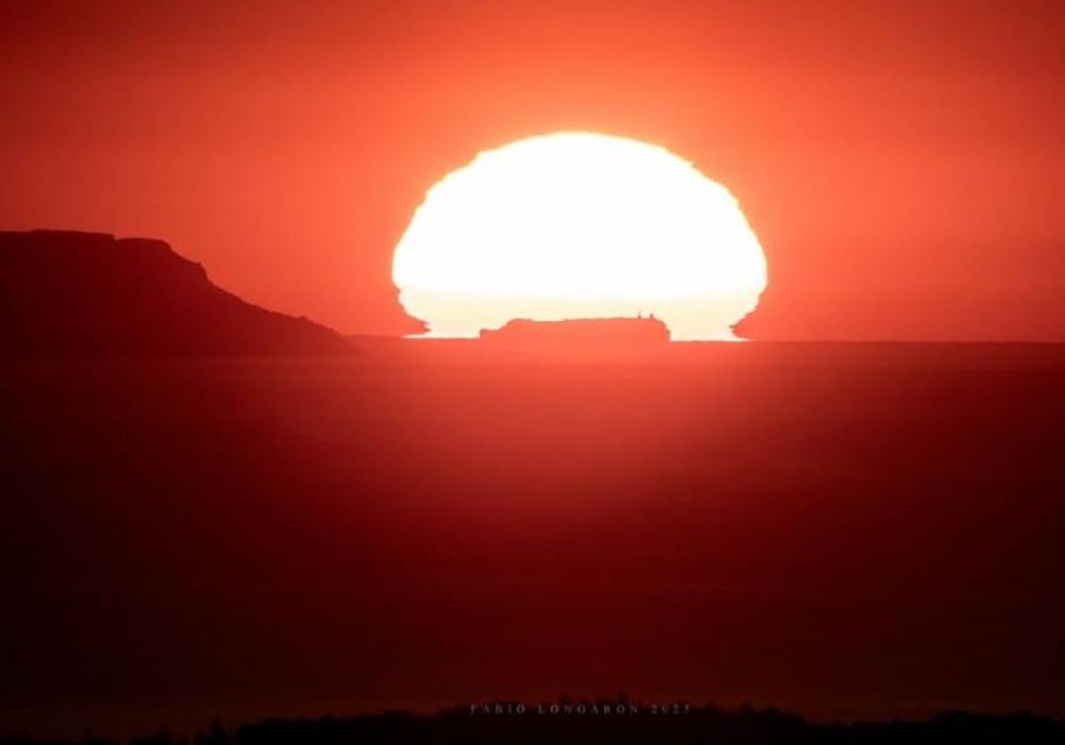 Cuatro años de espera para la foto perfecta: hecha 122 kilómetros de distancia