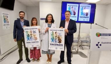 Osakidetza abre la vacunación de la gripe el lunes para mayores de 60 años y población de riesgo