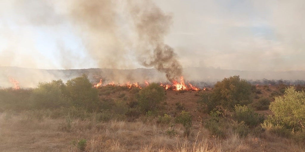 Controlado el incendio en El Castillo de las Guardas