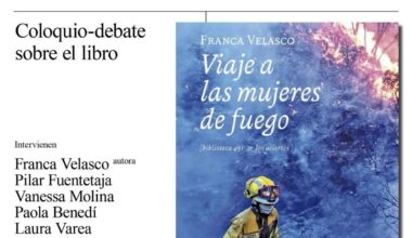 El libro 'Viaje a las mujeres de fuego', de Franca Velasco, a debate este sábado en el Ateneo de Madrid