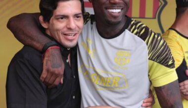 Barcelona SC recibió la visita de Adrián Luna Martinetti, tras conseguir su contrato en la UFC