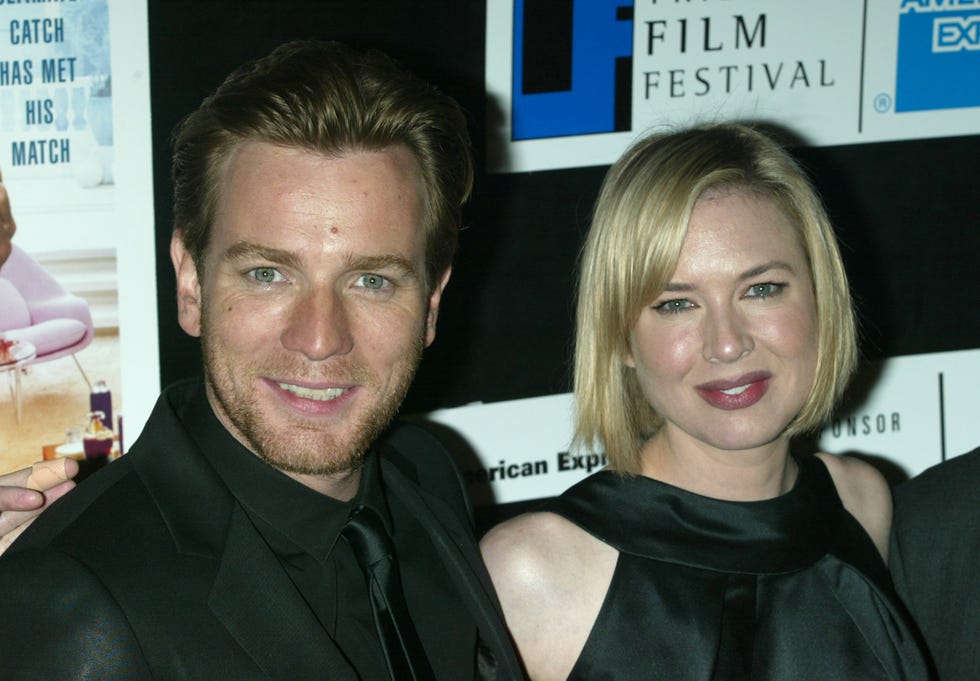 2003 Tribeca Film Festival - "Down With Love" World Premiere ewan mcgregor and renee zellweger during 2003 tribeca film festival down with love world premiere at tribeca performing arts center, 199 chambers street in new york city, new york, united states. (photo by jim spellman/wireimage)