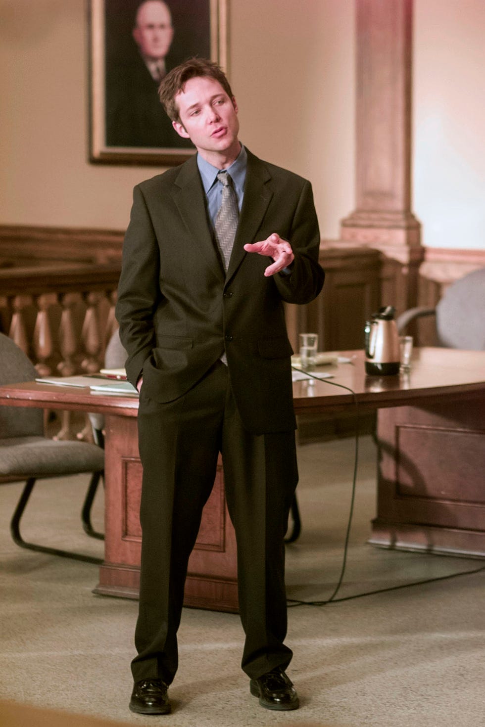 Providence - Season 4 providence the whole truth episode 17 pictured: (l r) george newbern as owen frank (photo by: paul drinkwater/nbcu photo bank/nbcuniversal via getty images via getty images)