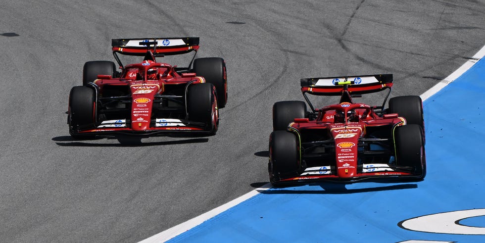 charles leclerc y carlos sainz ferrari f1