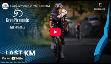 Vídeo del último kilómetro del Gran Piemonte 2025 - Ciclismo