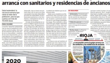 Adelanto de la vacunación contra la gripe