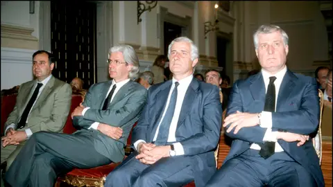 Los hermanos Fernando, Jacobo, Alfonso y Carlos Martínez de Irujo