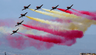Estos son los aviones que vuelan en el desfile del Día de la Hispanidad en Madrid